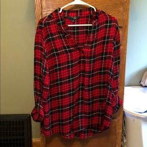 Cute & Casual Plaid Blouse